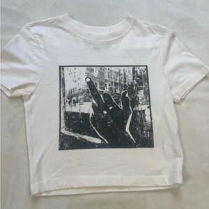 Urban Outfitters Black and White Short Sleeve Tees